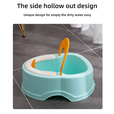 Bañera de baño para bebés con logotipo personalizado Diseño sólido para entrenamiento de baño para niños pequeños