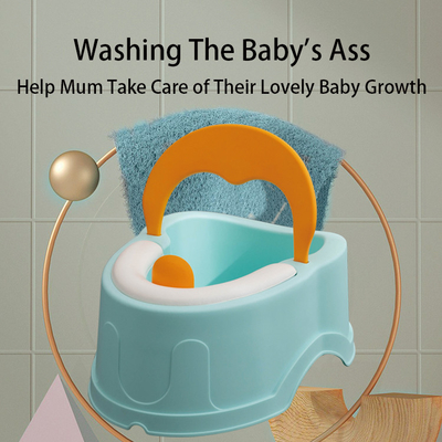 Bañera de baño para bebés con logotipo personalizado Diseño sólido para entrenamiento de baño para niños pequeños