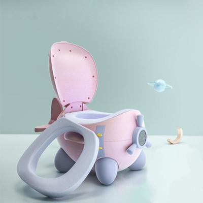 Potty de entrenamiento de bebés de dibujos animados de aviones personalizados con certificado de prueba EN71