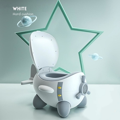 Potty de entrenamiento de bebés de dibujos animados de aviones personalizados con certificado de prueba EN71