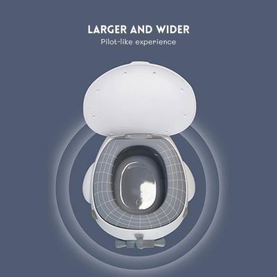 Toilet de entrenamiento con logotipo personalizado para ensayos EN71