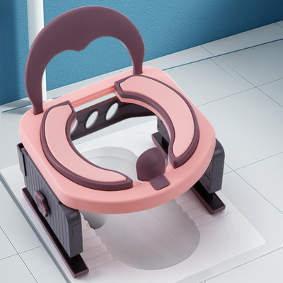 Alturas ajustables Oriental Cereza Asiento de aseo para bebés Posibilidad plegable Potty Entrenamiento ABS