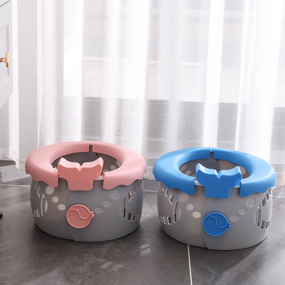 Solid Serenity Azul Sakura Rosa Sillón de baño para bebés en PP TPE Envasado a granel 24pcs/Cartón