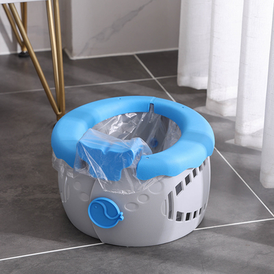 Logotipo personalizado Bañera de baño para bebés en Serenity Océano azul amigable PP TPE para el entrenamiento del baño