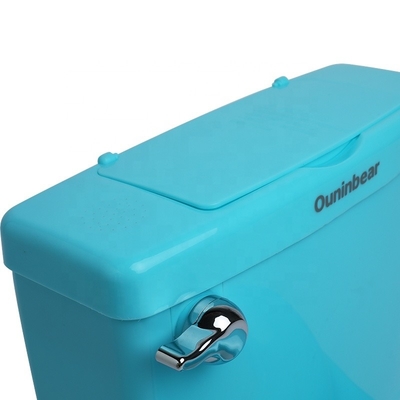Entrenador de baño de plástico azul para bebés EN71 Prueba aprobada de color puro para el asiento de baño infantil.