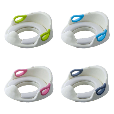 Silla de entrenamiento para niños pequeños con impresión azul/rosa/blanco ecológica
