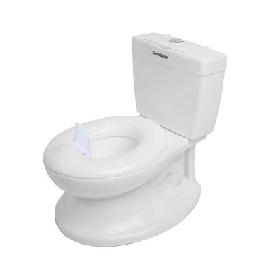 Silla de entrenamiento de baño para niños de color blanco Silla de baño para bebés con logotipo personalizado Pasado de prueba EN-71