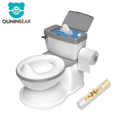 Grisa/rosa/azul Impresión Bañera para bebés Entrenador de baño EN-71 Certificado Eco-Amigo Sillón de cartón
