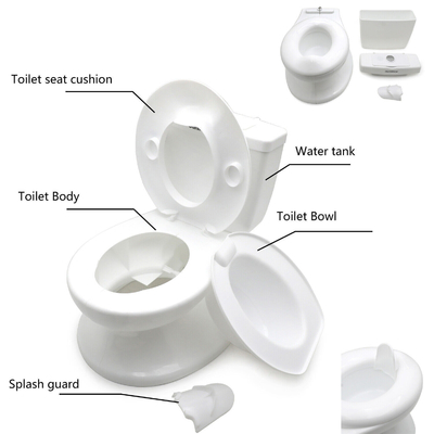 Eco Amigable Impresión Azul Rosa Blanca Niños Entrenador de Baño de Baño con Embalaje y Logotipo Personalizados