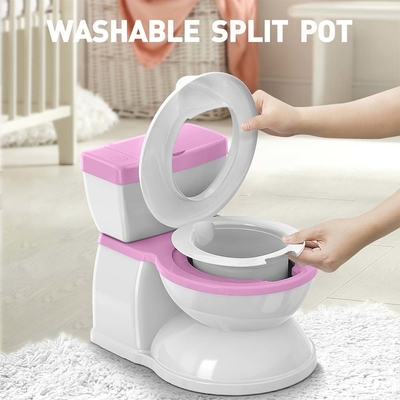 Blue Pink White Kids Potty Toilet Trainer con aceptación de logotipo personalizado y diseño ecológico