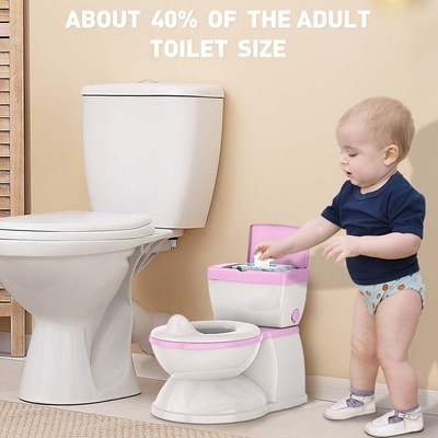 Blue Pink White Kids Potty Toilet Trainer con aceptación de logotipo personalizado y diseño ecológico