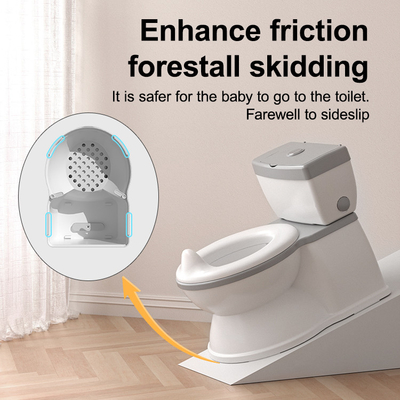 Toilet para bebés de plástico ecológico con diseño de dibujos animados