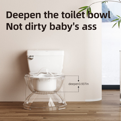 Entrenador de vagina de bebé blanco impreso con música Eco-friendly PP plástico EN-71 certificado logotipo personalizado