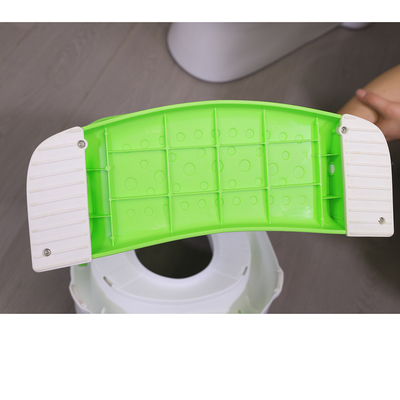Cojín suave Bañera de entrenamiento asiento de baño con escabel escalera ecológica diseño