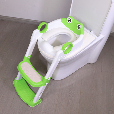 Cojín suave Bañera de entrenamiento asiento de baño con escabel escalera ecológica diseño