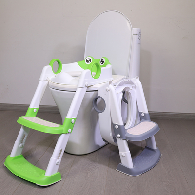 Cojín suave Bañera de entrenamiento asiento de baño con escabel escalera ecológica diseño