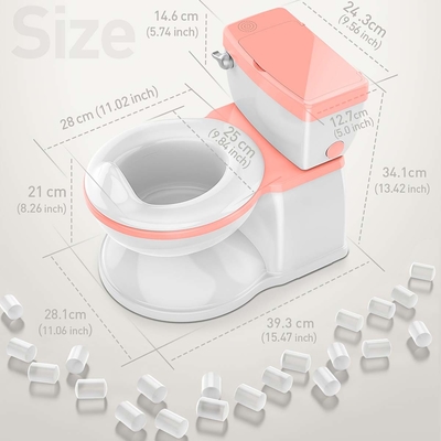Portaaviones Posibilidad plegable de bebé baño de entrenamiento de plástico de PP asiento de baño portátil infantil para niños pequeños