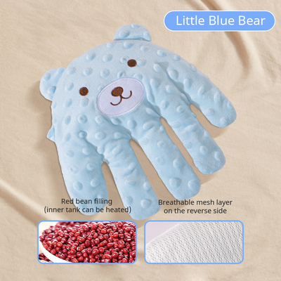 Muñecos de mano para bebés Muñecos con bolsas de arroz con shock Anti-shock Calmante Gran Palma Artefacto de sueño Newborn almohada Muñecos de manos muñecos de dedos