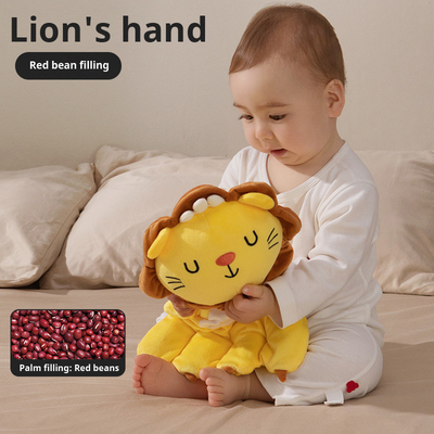 Muñecos de mano para bebés Muñecos con bolsas de arroz con shock Anti-shock Calmante Gran Palma Artefacto de sueño Newborn almohada Muñecos de manos muñecos de dedos
