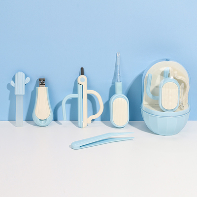 Conjunto de cuidado de uñas para bebés de forma de cactus para recién nacidos especial antiprisioner Carne para bebés Tijeras de seguridad Cortadoras de uñas Productos infantiles
