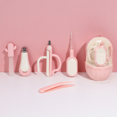 Conjunto de cuidado de uñas para bebés de forma de cactus para recién nacidos especial antiprisioner Carne para bebés Tijeras de seguridad Cortadoras de uñas Productos infantiles