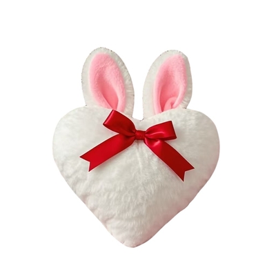 Cojín de corazón blanco Cojín de juguete Arrojar almohadas regalo Día de San Valentín almohadas decorativas, decoraciones de boda